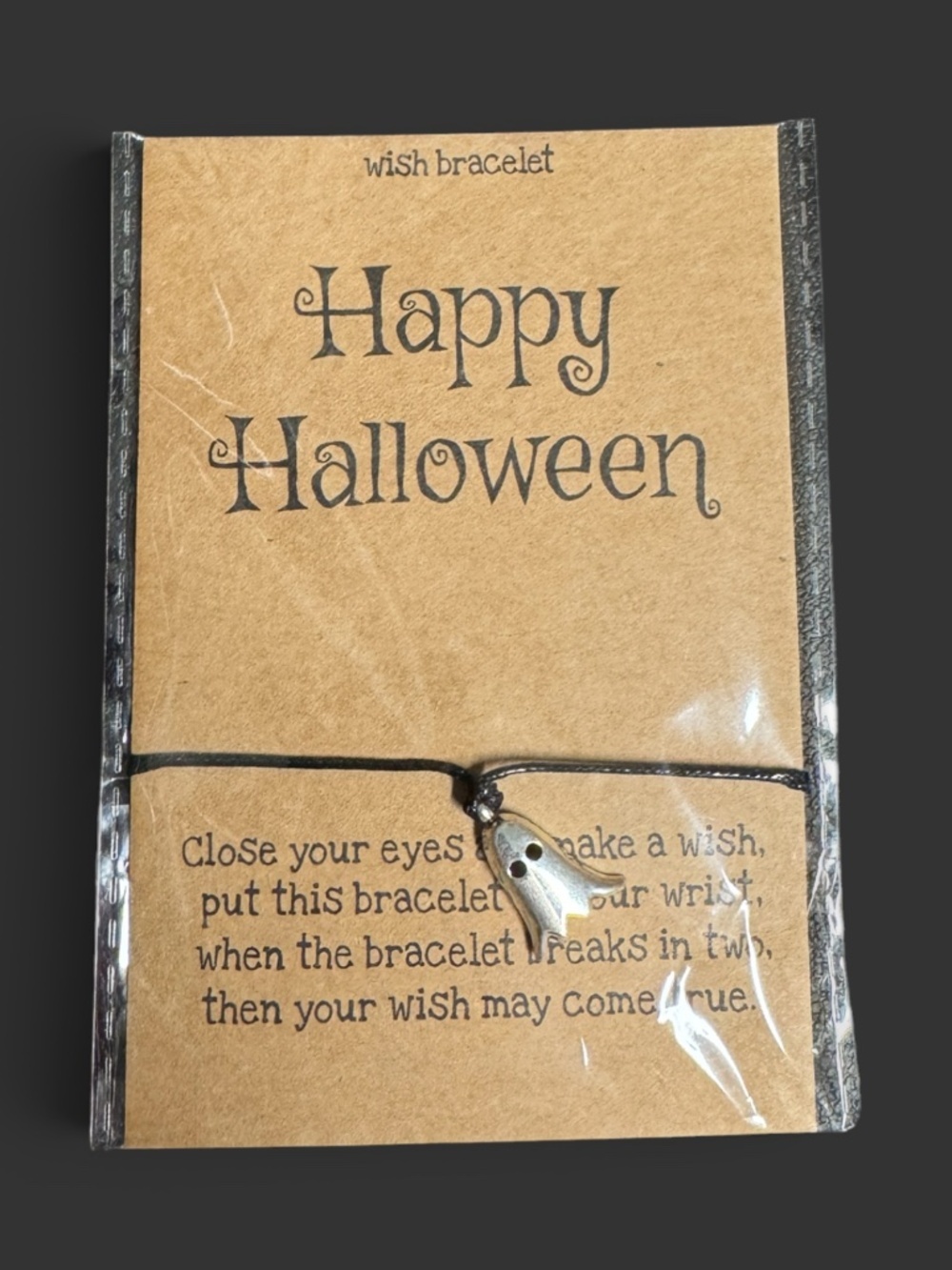 NWT Halloween Ghost Wish Bracelet